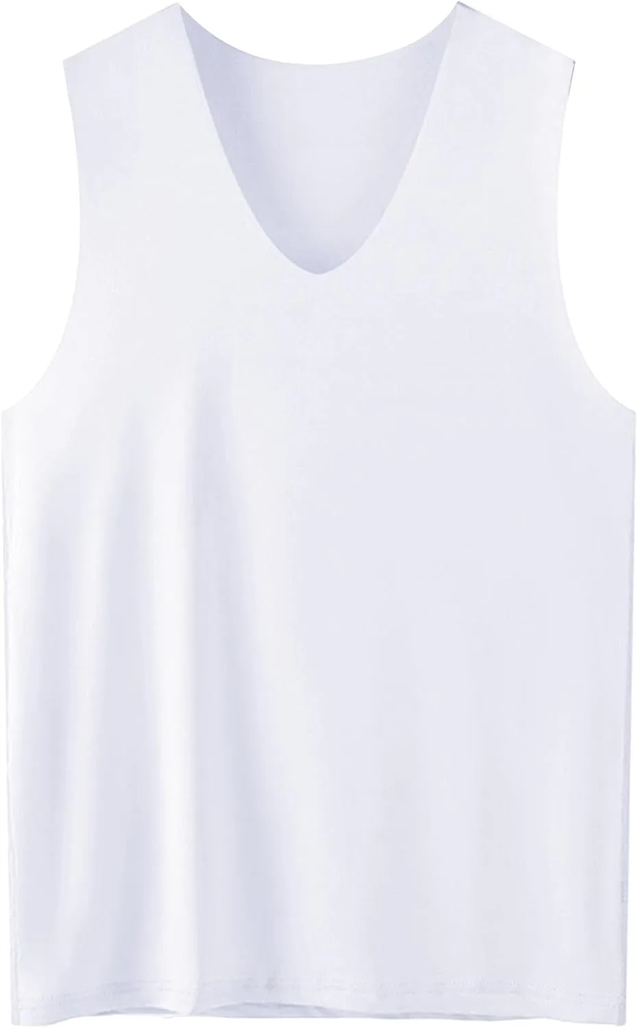 

Мужской топ V-образным вырезом без рукавов Ice Silk VgueElegc