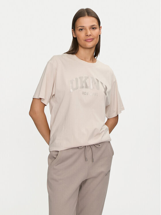 

Футболка стандартного кроя Dkny Sport, экрю