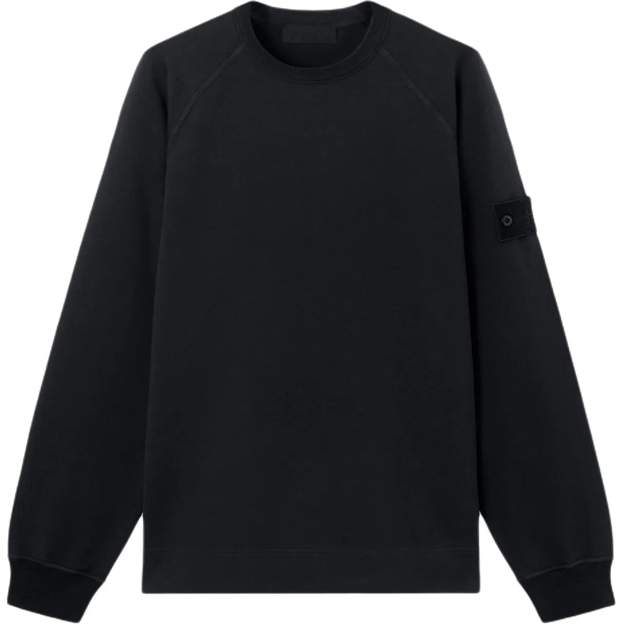 Свитшот Patch с круглым вырезом STONE ISLAND, Black