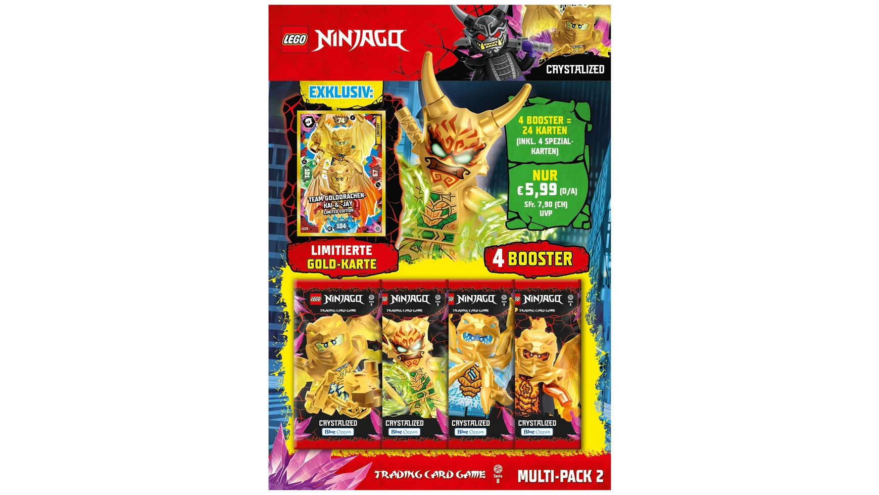 

Blue Ocean LEGO Ninjago Series 8 МУЛЬТИПАК 1