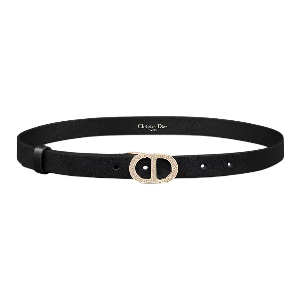 

DIOR Мужской кожаный ремень из коровьей кожи черный, Black