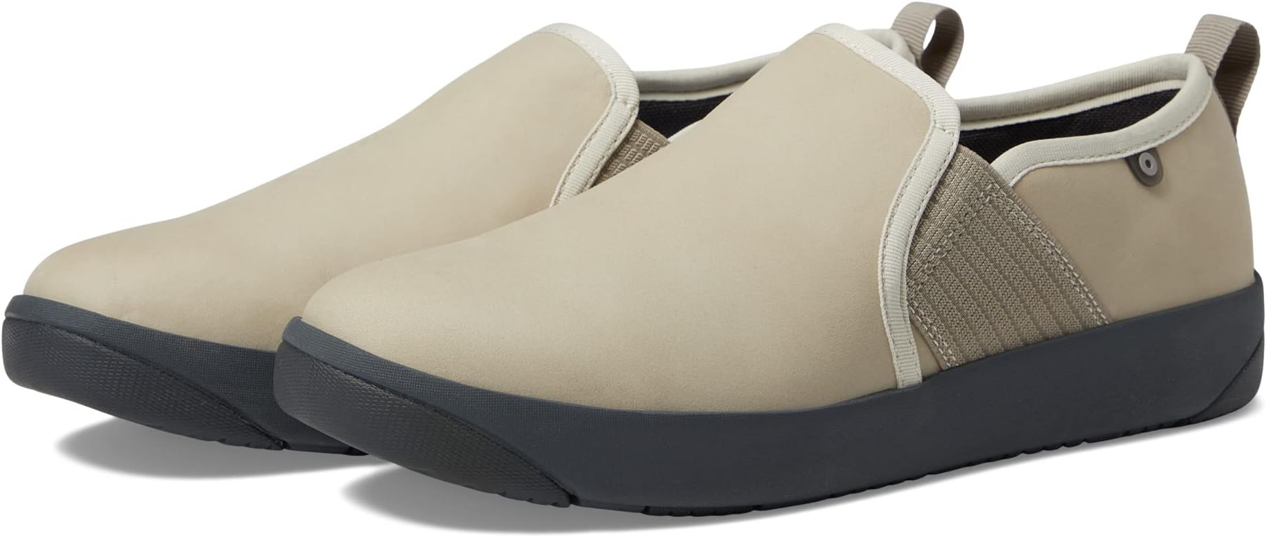 

Кроссовки Bogs Kicker Slip-On Elastic Leather, цвет Oatmeal