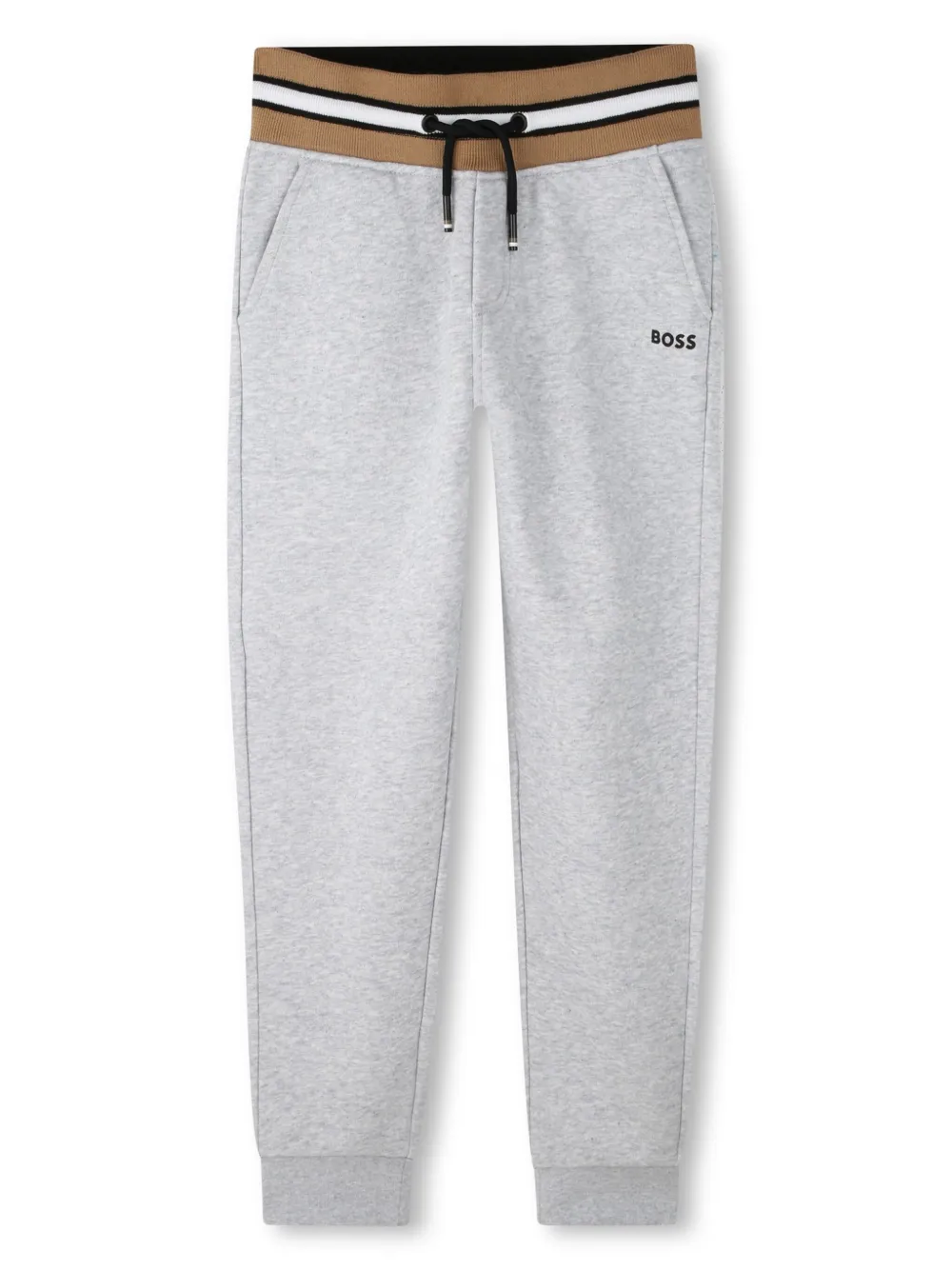 

Спортивные брюки с логотипом BOSS Kidswear, серый