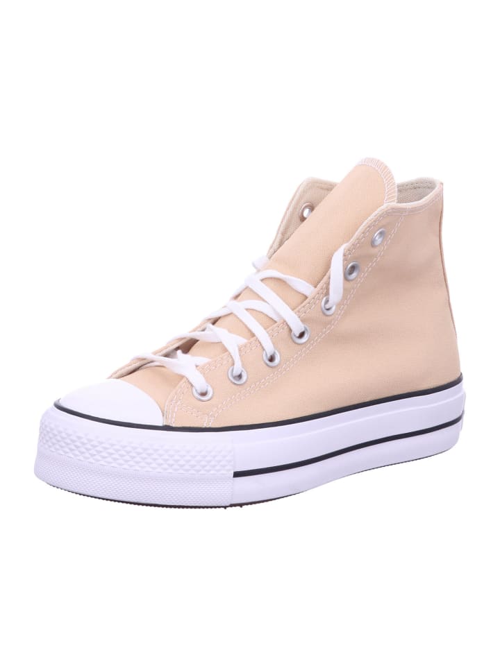 Элегантные туфли на шнуровке Converse, бежевый