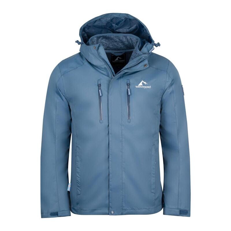 

Мужская функциональная куртка 3в1 Hverfjall скалистый синий WESTFJORD, цвет blau