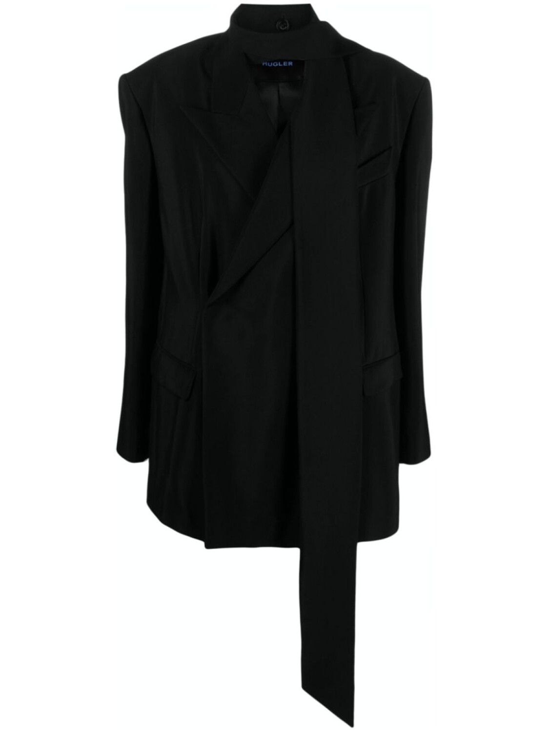 

Mugler объемный шарф, черный