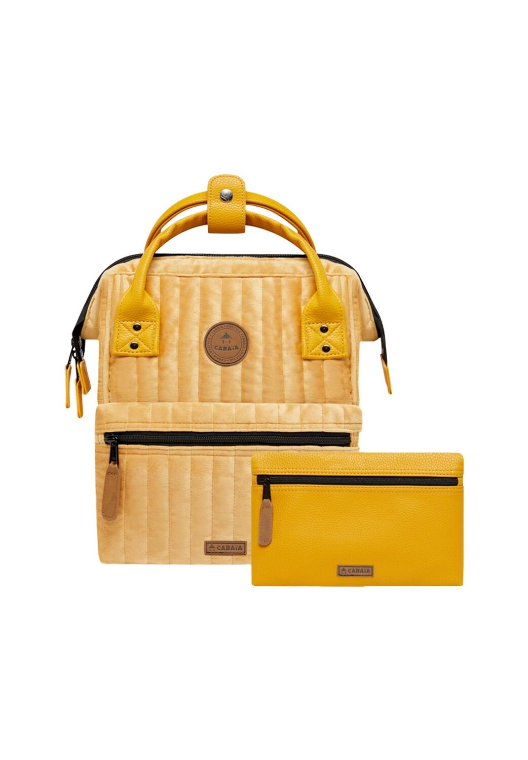 

Стеганый рюкзак Adventurer S CabaïA, цвет Genes Yellow