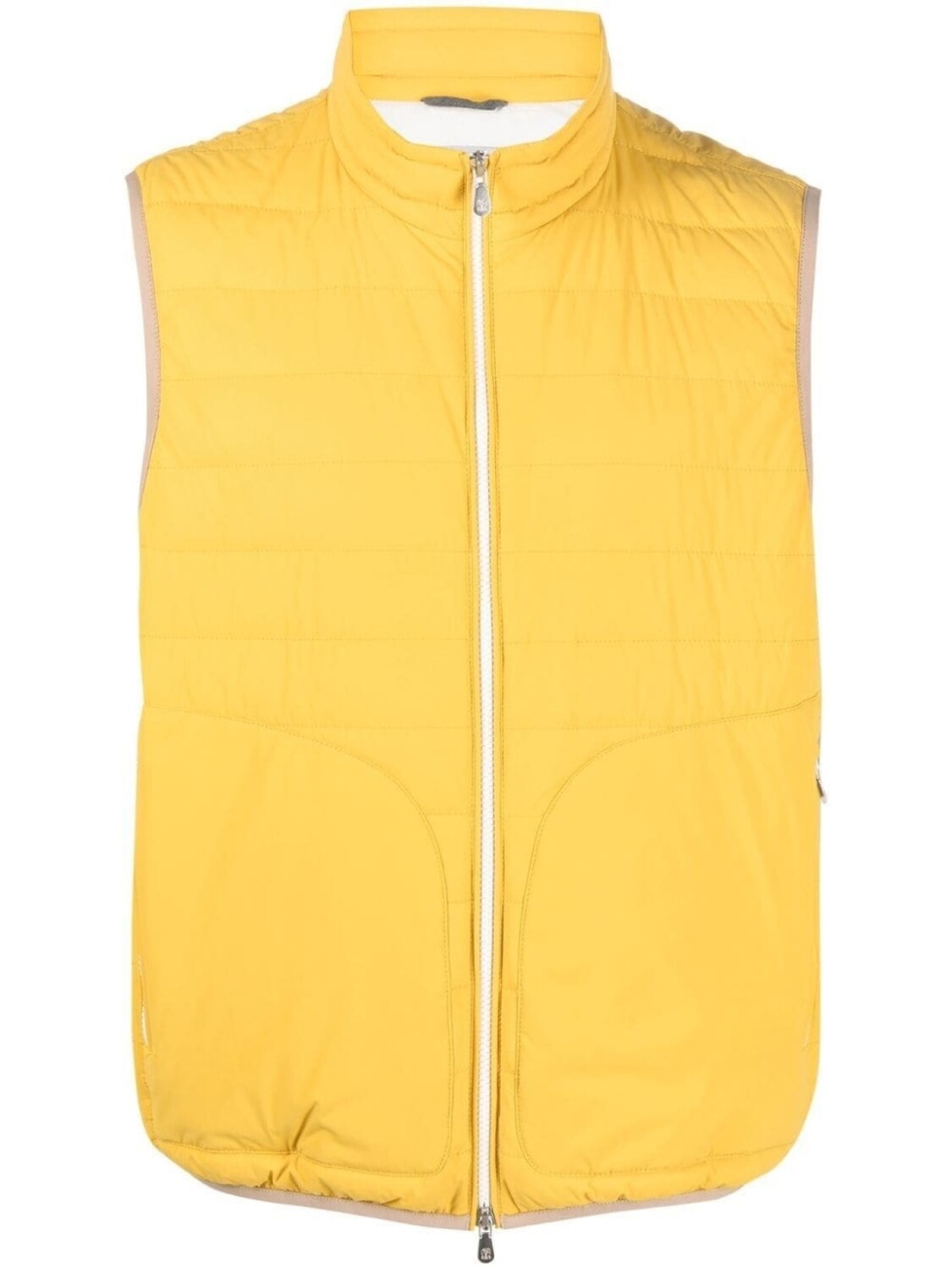 

Brunello Cucinelli дутый жилет, желтый