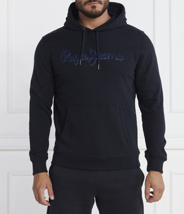 

Толстовка мужская Pepe Jeans London хлопковая с логотипом, синий