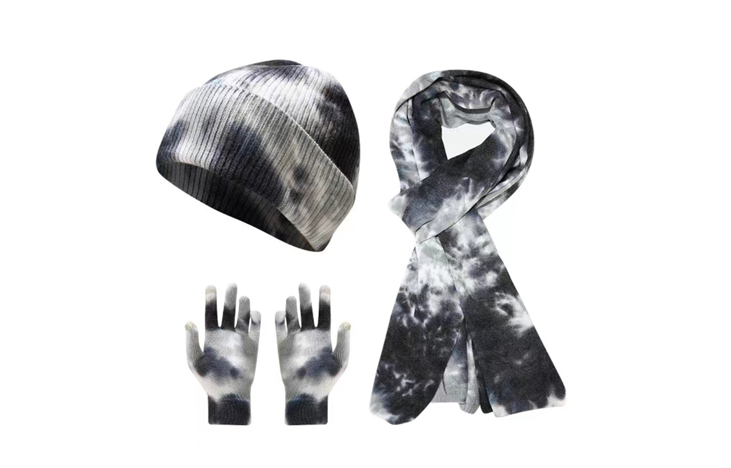 

CMFY вязаный шарф унисекс, Черный