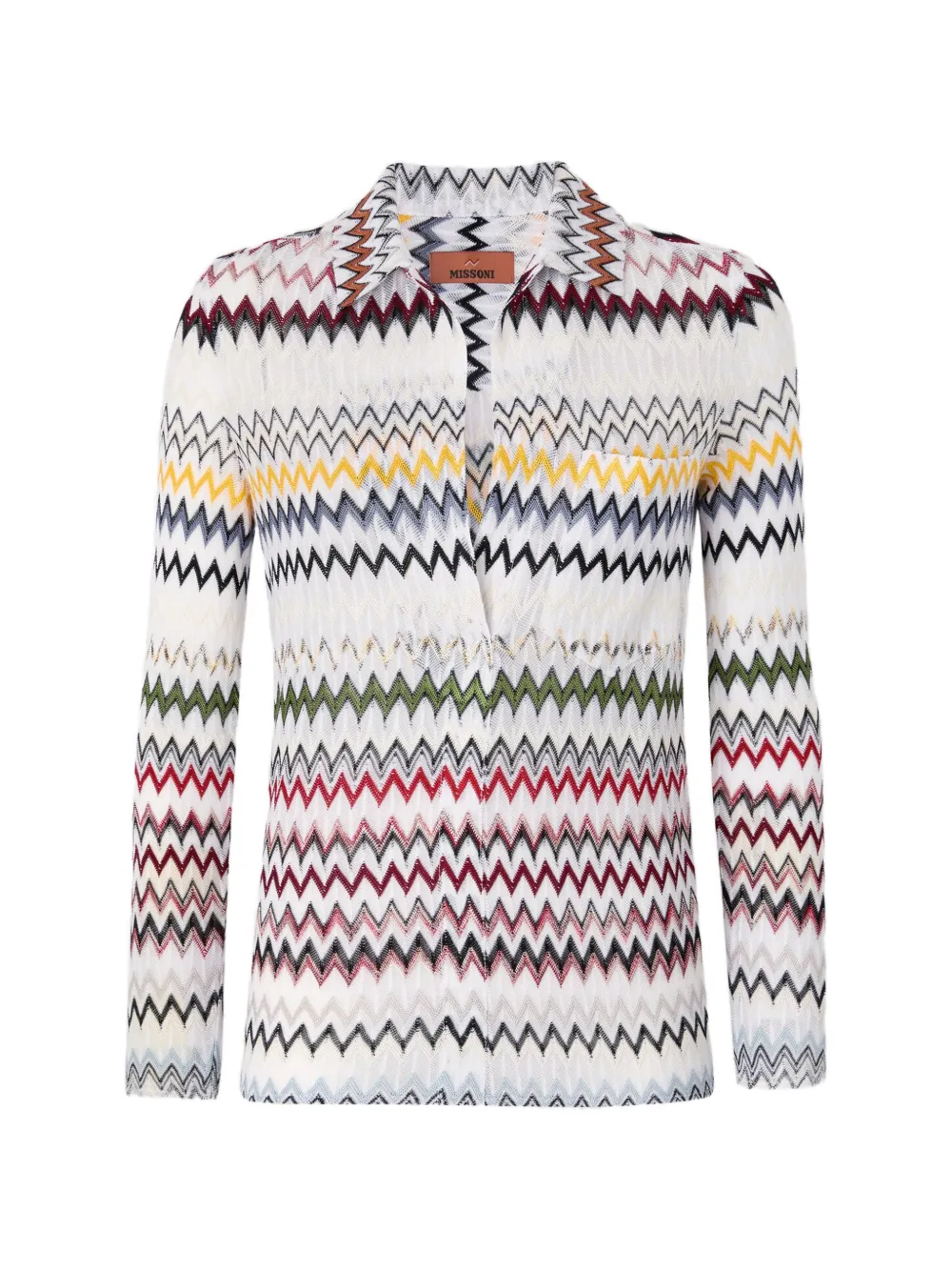 

Лонгслив в зигзагообразную полоску Missoni, белый