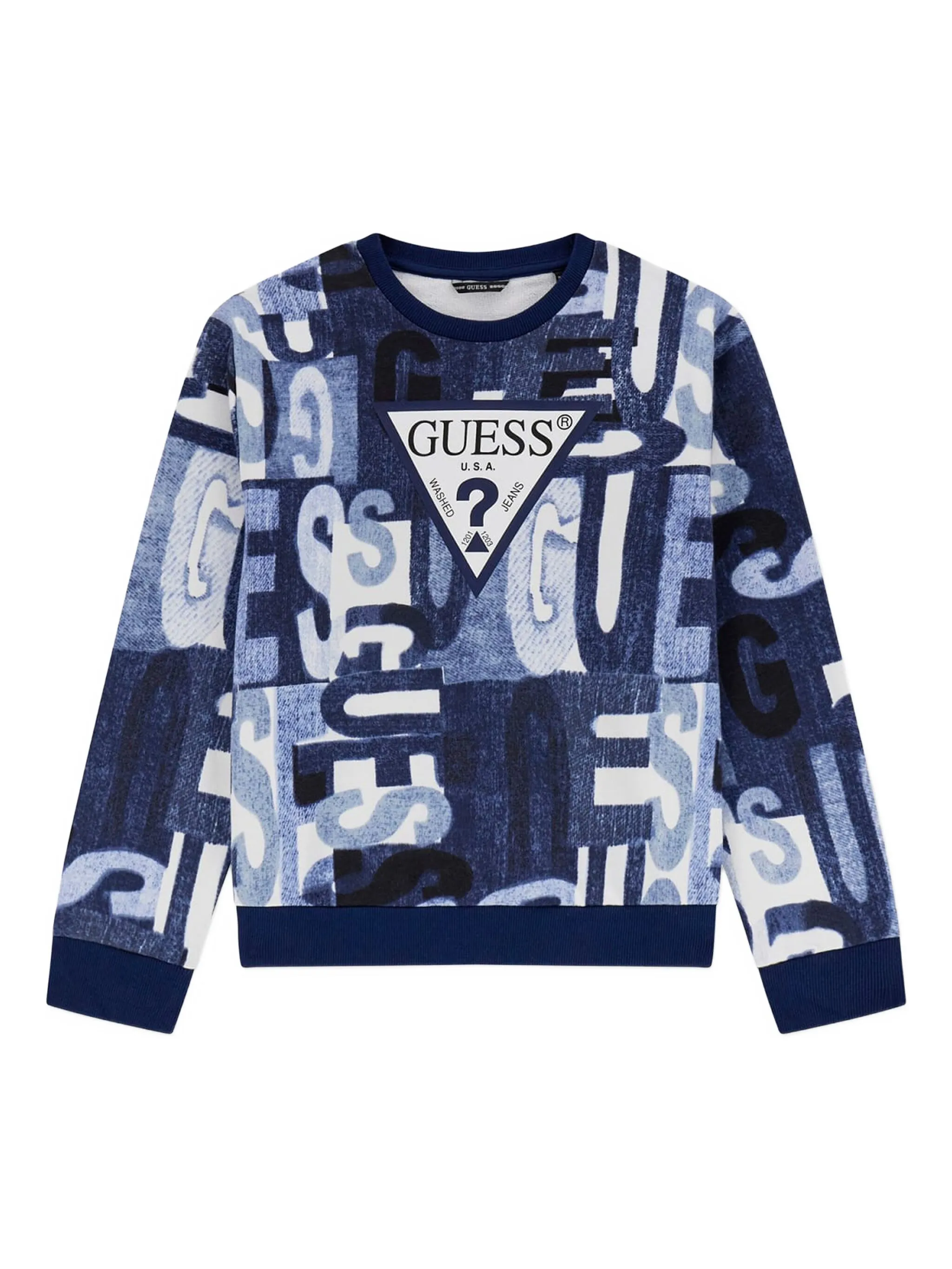 

Толстовка с логотипом Guess Kids, синий