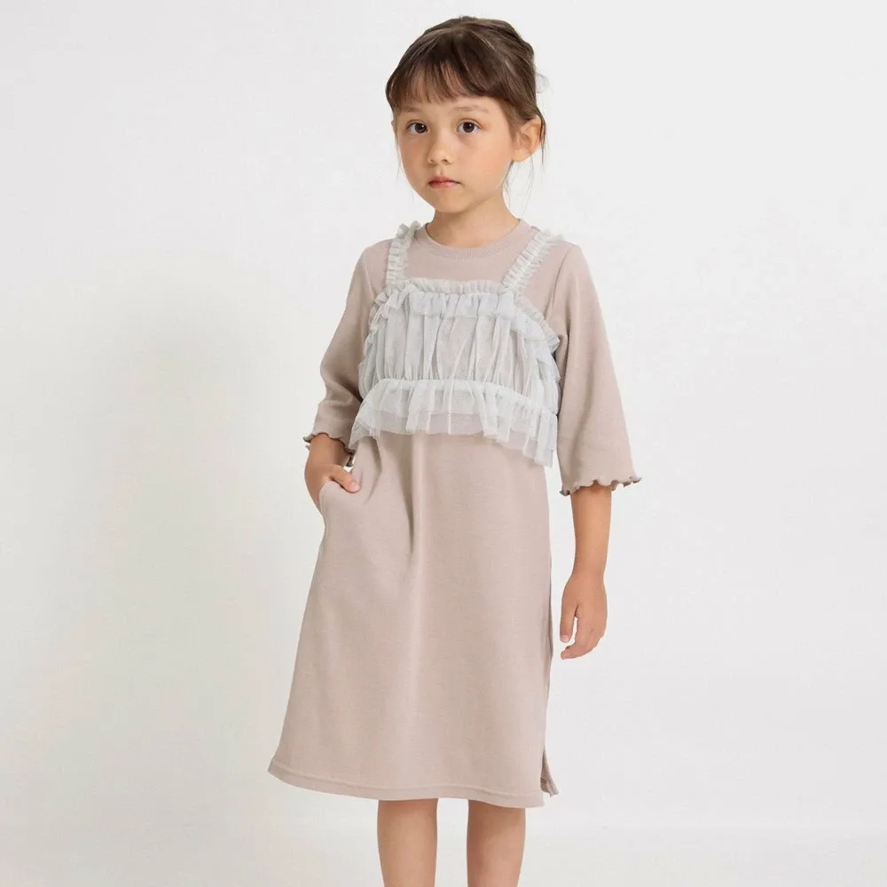 Платье-комплект из тюля Branshes, Greige