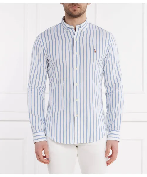 

Рубашка Slim fit Polo Ralph Lauren, синий