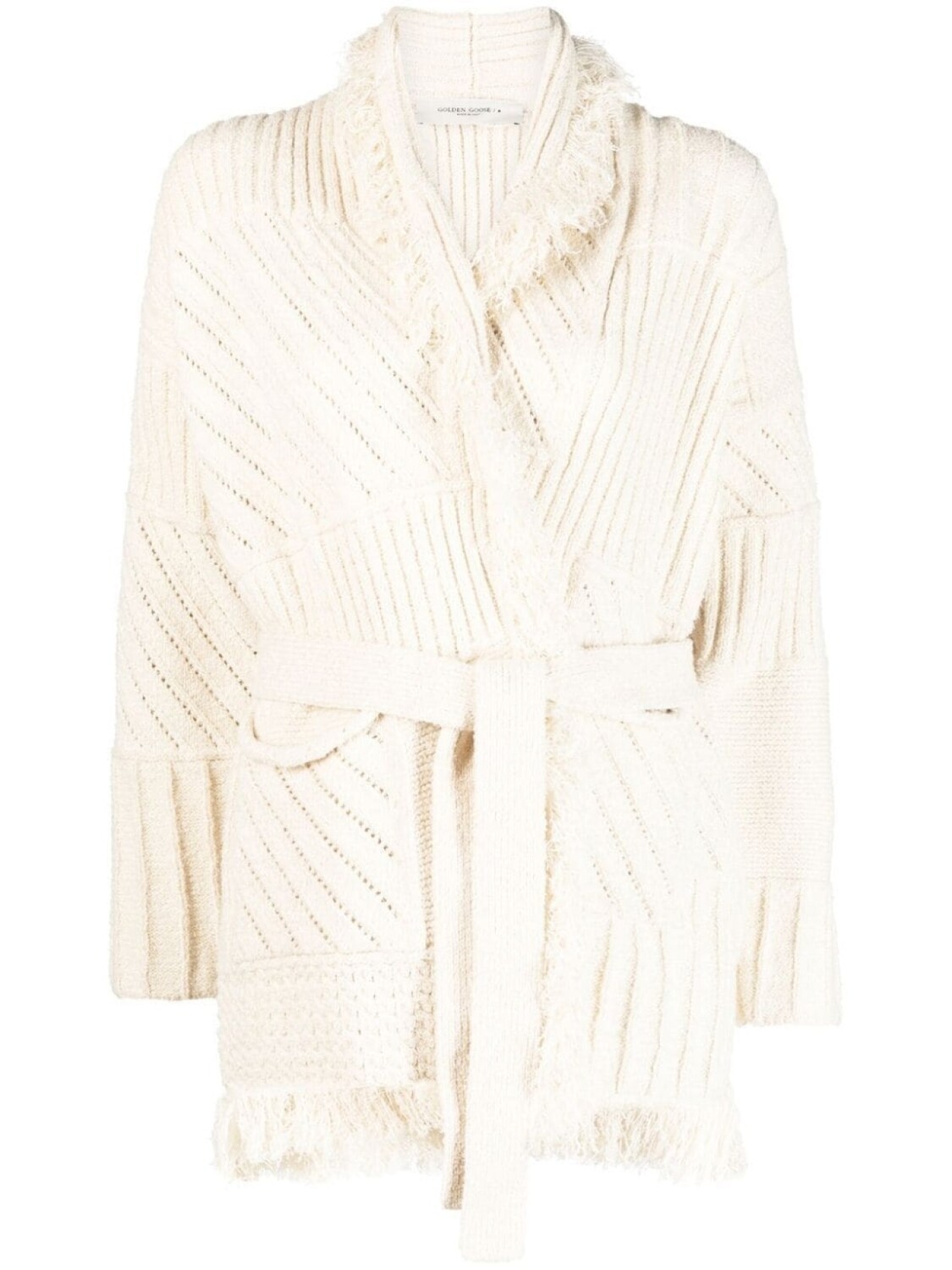 

Golden Goose кардиган с поясом, нейтральный цвет