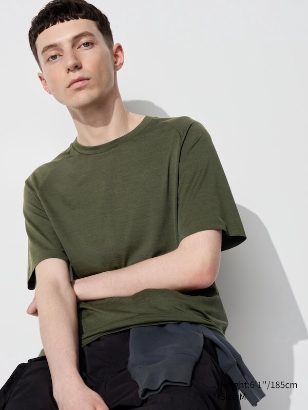 

Футболка dry-ex Uniqlo, зеленый