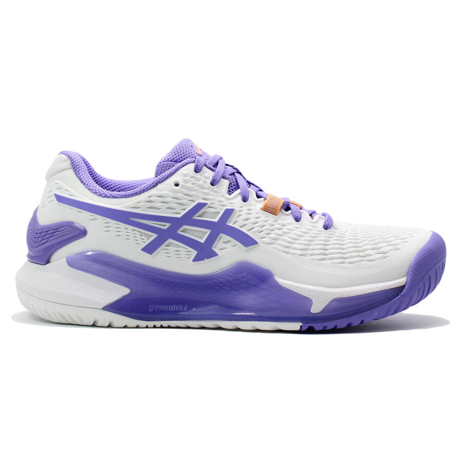 Кроссовки Asics Gel-Resolution 9 1042a208-101 белого и фиолетового цветов для женщин
