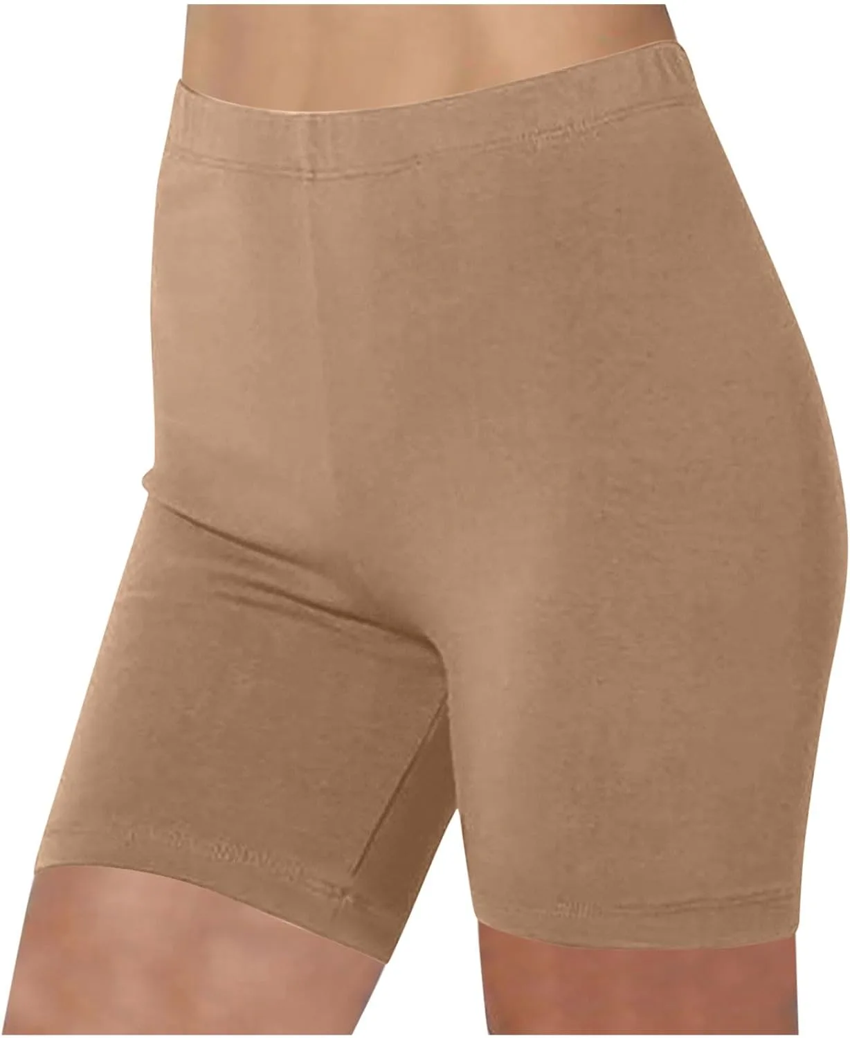 

Женские спортивные шорты Plus Size с высокой талией и эффектом контроля живота