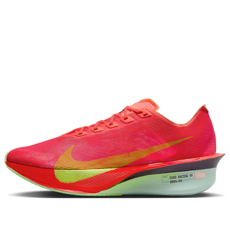 

Кроссовки Nike ZoomX Vaporfly Next% 4 'Bright Crimson Mint Foam Cave Purple Lime Blast', красный