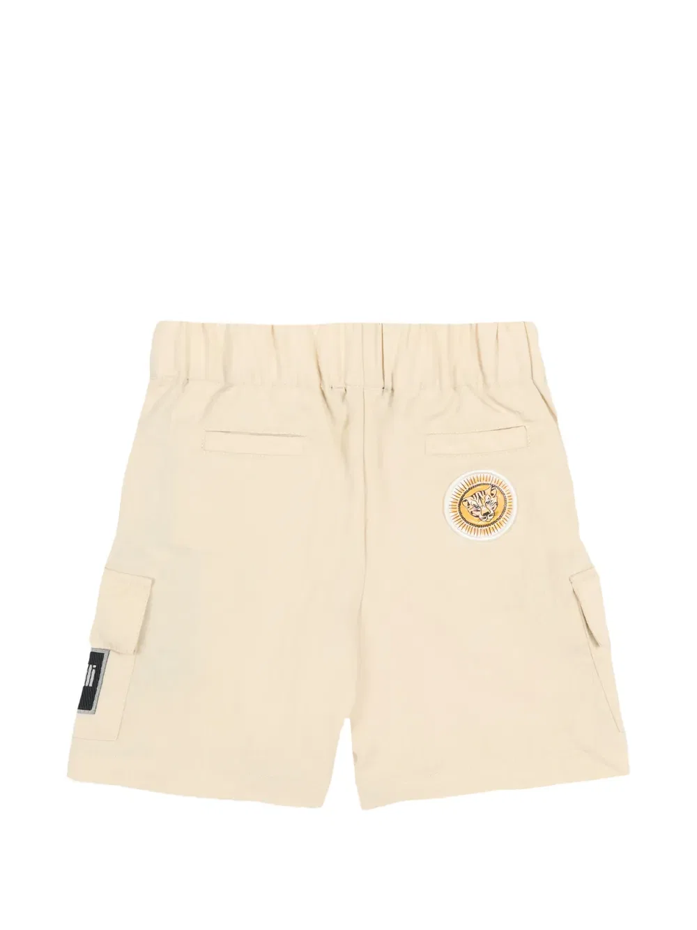 Карго-шорты с пряжкой и аппликацией логотипа Just Cavalli Kids, нейтральный — фото 2