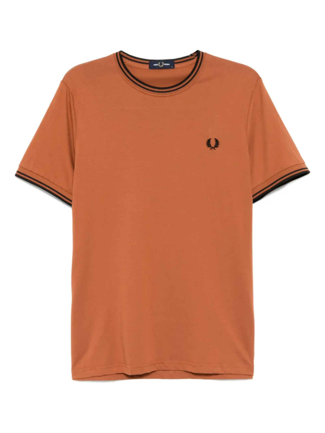 

Футболка с вышитым логотипом Fred Perry, оранжевый