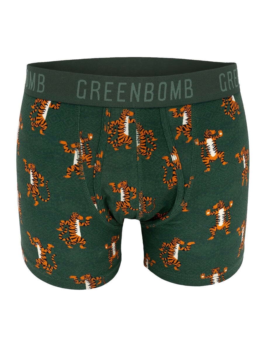 

Боксеры GREENBOMB Animal Tiger, темно-зеленый