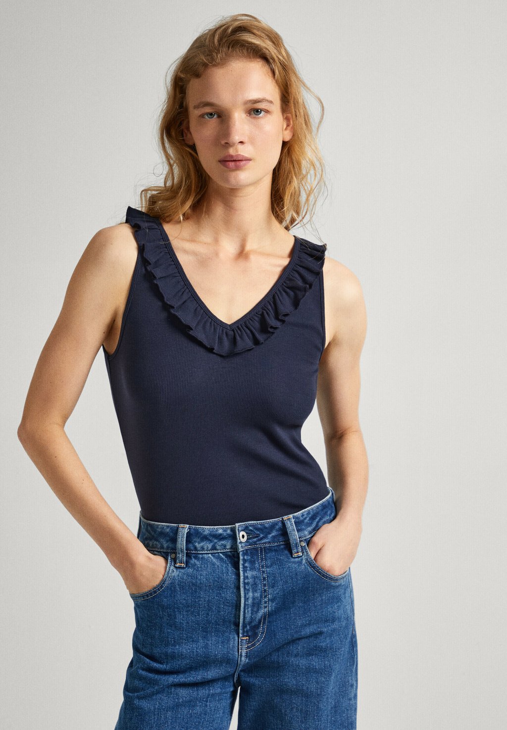 

Топ LEIRE Pepe Jeans, цвет dulwich blue