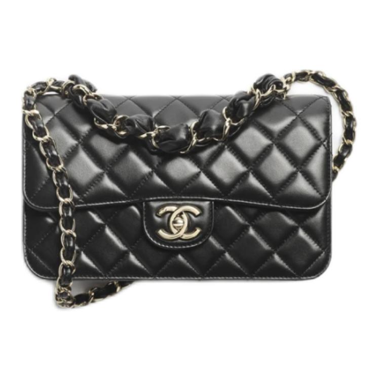 CHANEL Полированная кожаная сумка через плечо — фото 2