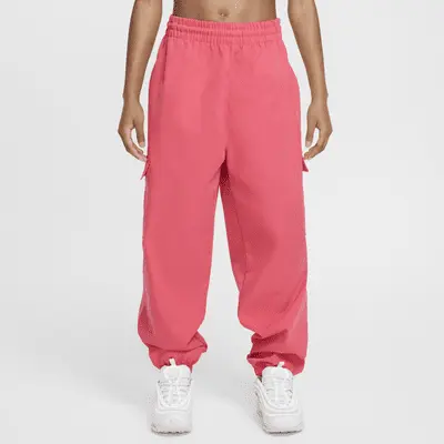 

Брюки Nike Sportswear Girls' Cargo Pants, цвет Aster Pink/White