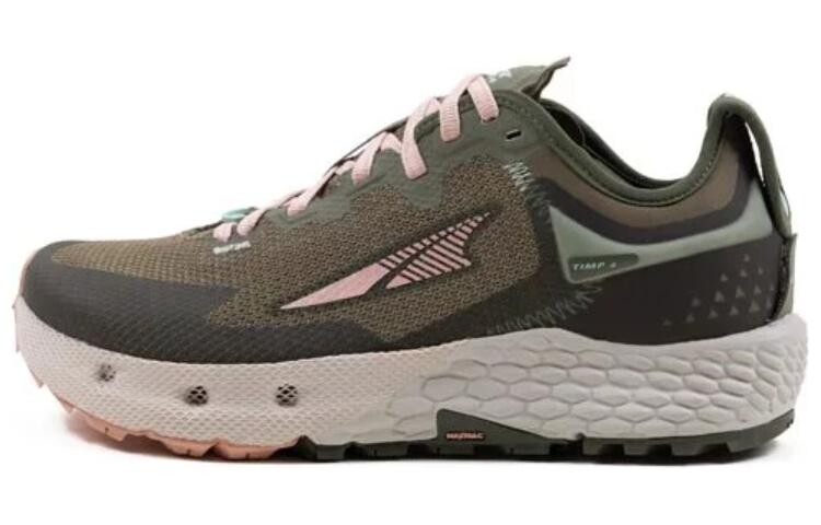 

Кроссовки женские Timp 4 с низким верхом, оливково-зеленые/серые Altra