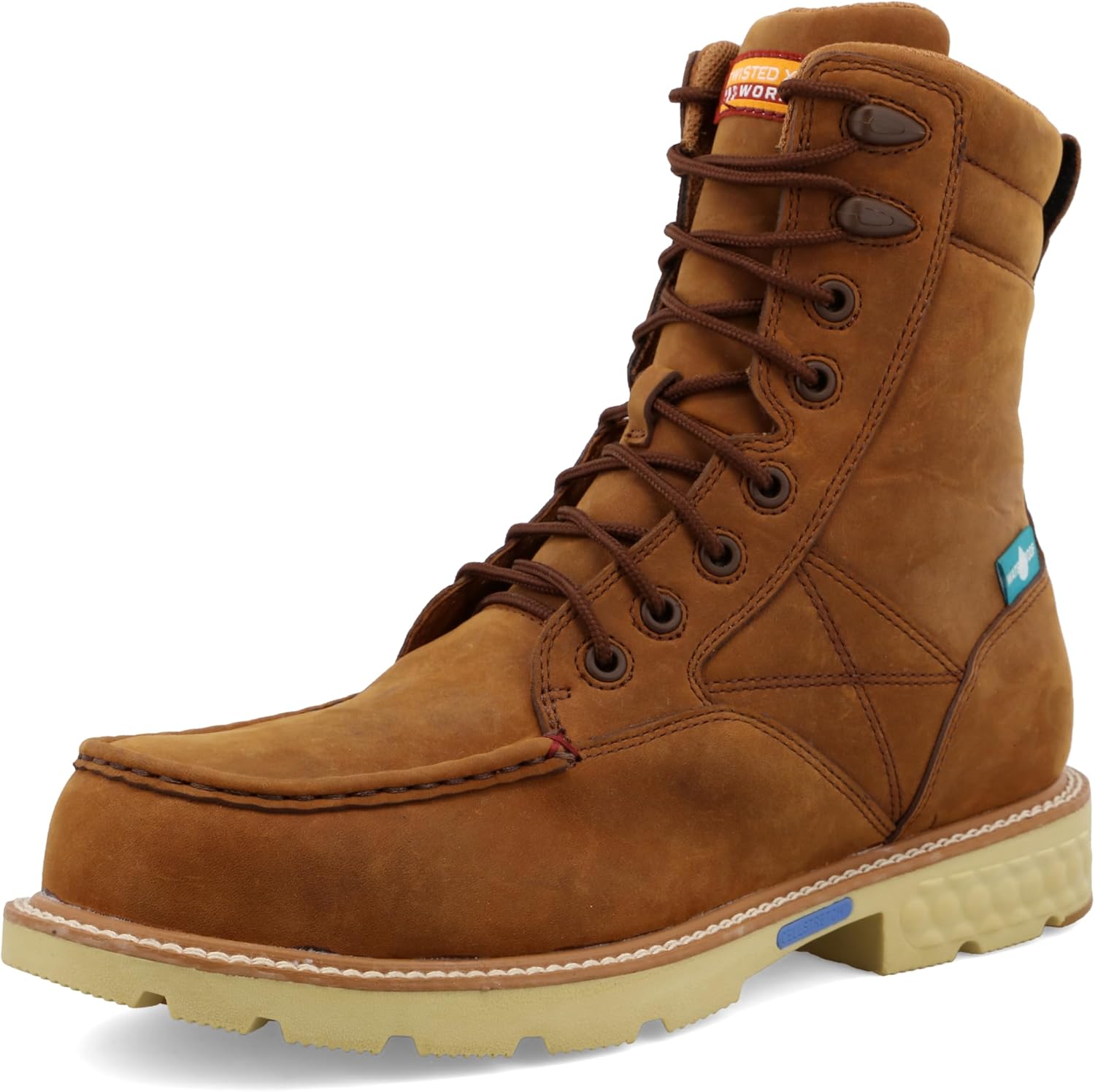 

Ботинки Twisted X Men's Mxcnw03 Industrial, Distressed Saddle & Distressed Saddle