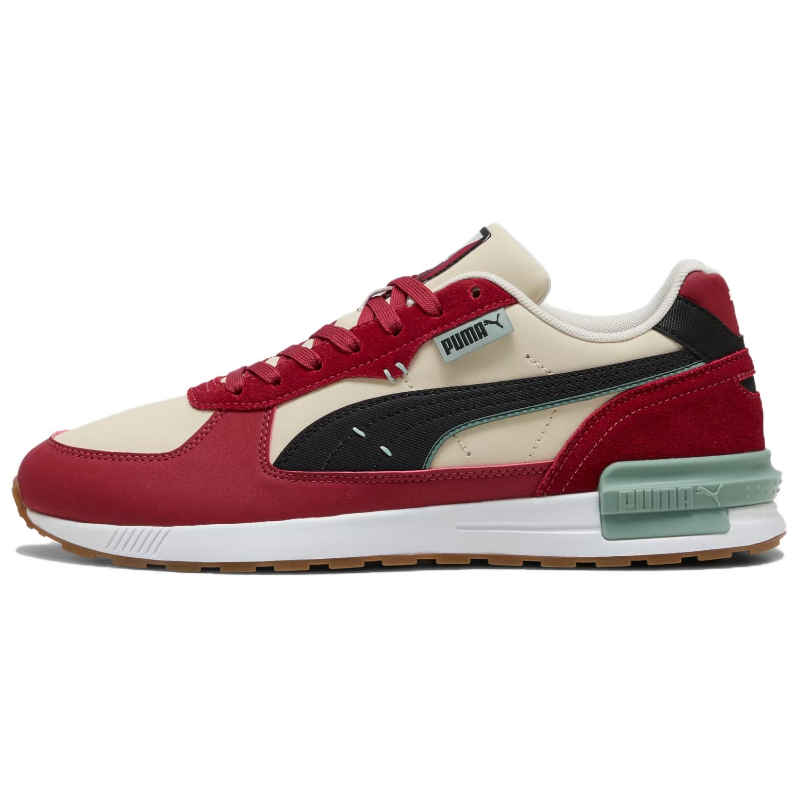 

PUMA Мужские повседневные низкие кроссовки Graviton красного цвета