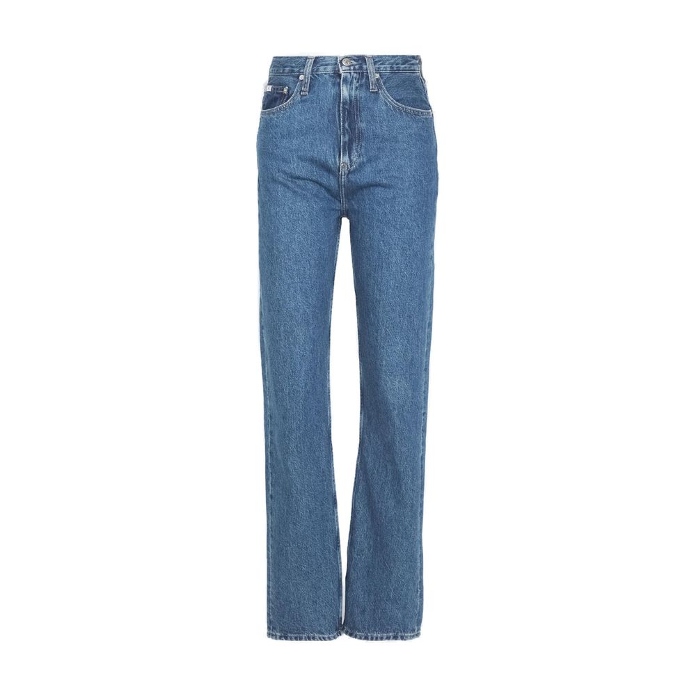 

Джинсы и брюки из светло-голубого хлопка Calvin Klein Jeans