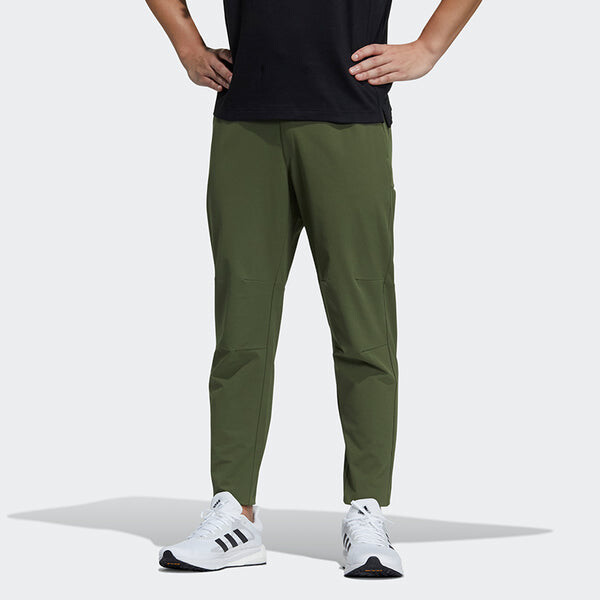 Спортивные штаны adidas Th Pnt Wv Funct Running Sports Woven Long Pants Green, зеленый — фото 2