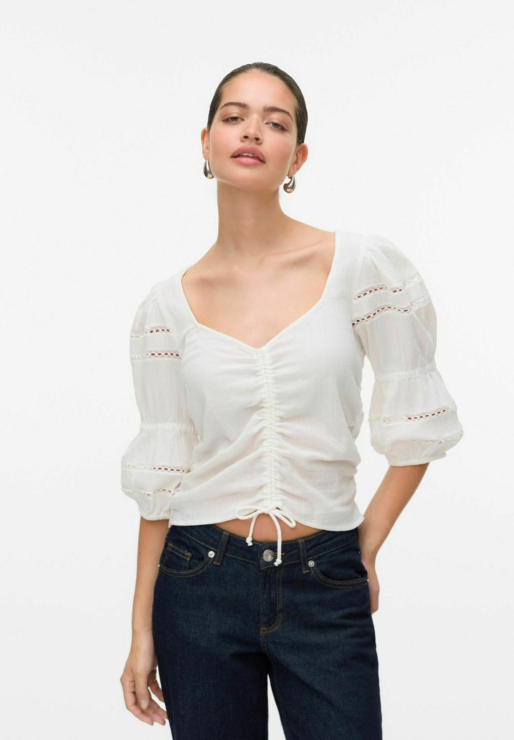 

Блуза VMCLEMENTINE Vero Moda, белый