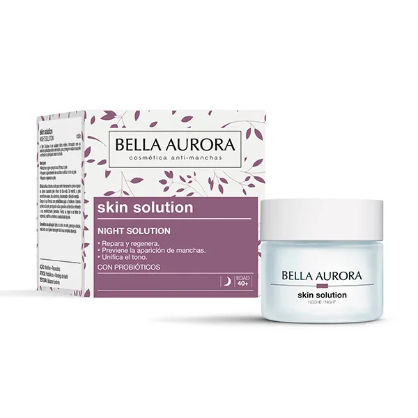 Питательный восстанавливающий бальзам Night Solution Creama De Noche Bella Aurora, 50 ml — фото 2