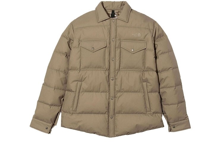 

Пуховик мужской бежевый The North Face, бежевый