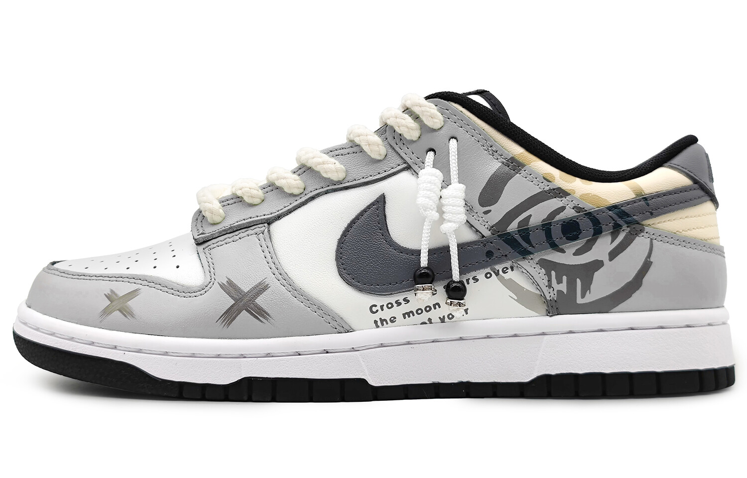 

Кроссовки Nike Dunk Skateboard Shoes Men Low-Top White, Белый, Кроссовки Nike Dunk Skateboard Shoes Men Low-Top White