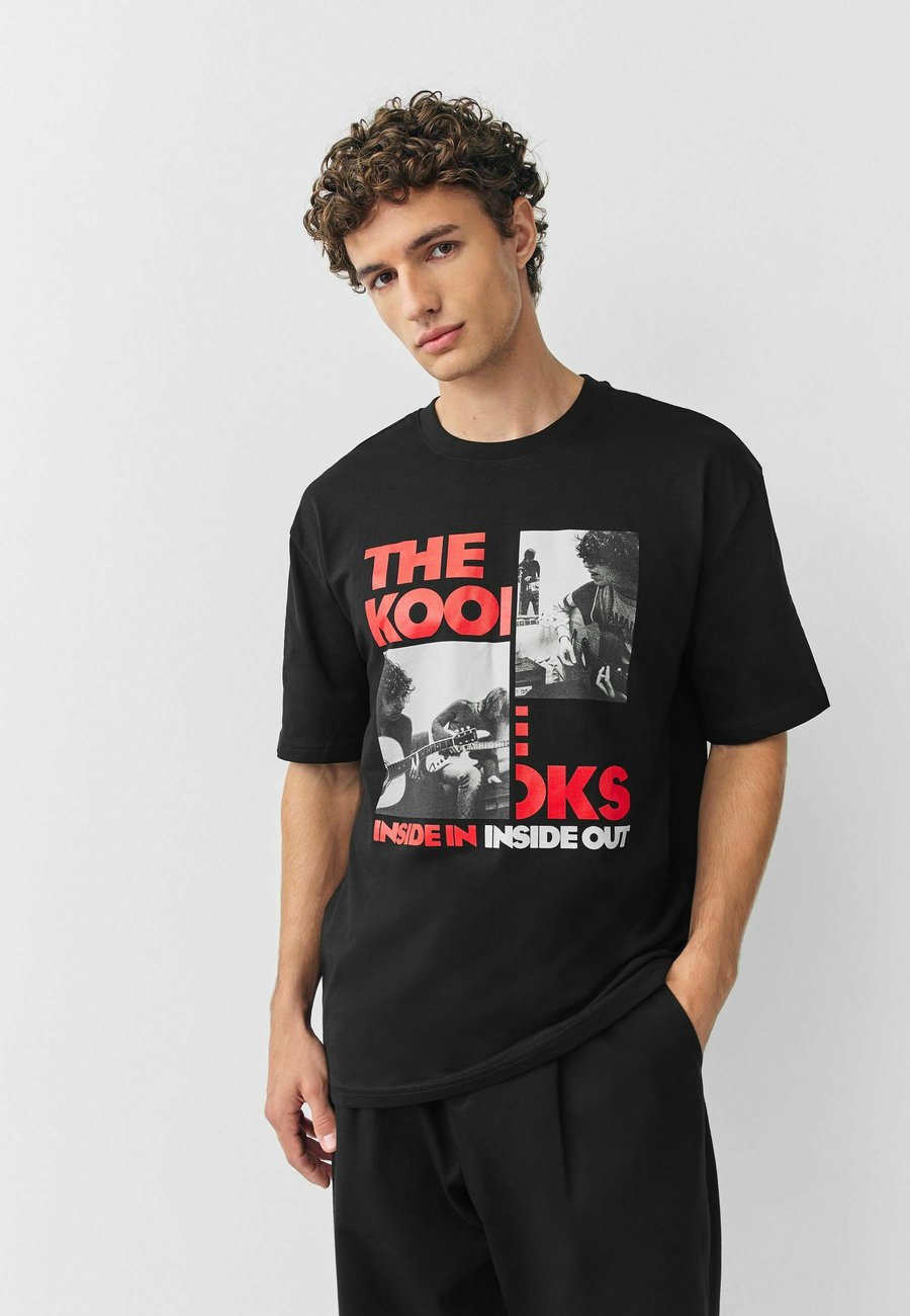 

Футболка Next Print T-shirt, Black The Kooks/Mottled Black, Черный, Футболка Next Print T-shirt, Black The Kooks/Mottled Black