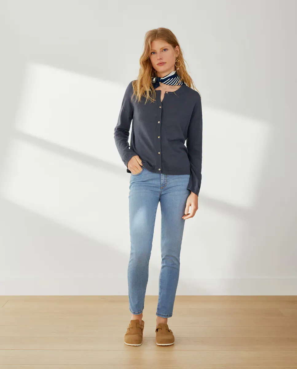 

Джинсы скинни 5B со средней талией Southern Cotton, цвет 490 Petróleo