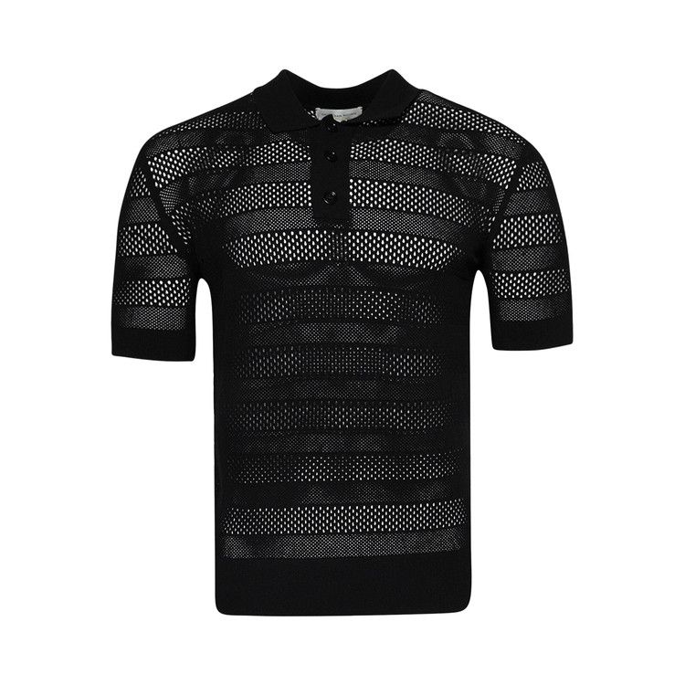 

Поло Dries Van Noten Knit Polo Shirt, Black