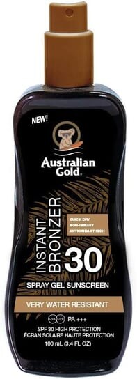 

Гель-спрей Australian Gold SPF 30 + бронзатор 100 мл