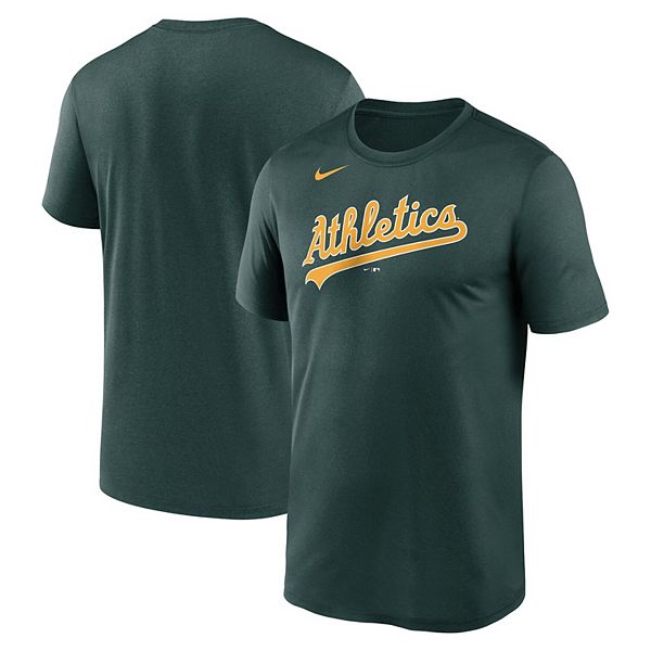 

Мужская зеленая футболка Oakland Athletics New Legend Wordmark Nike