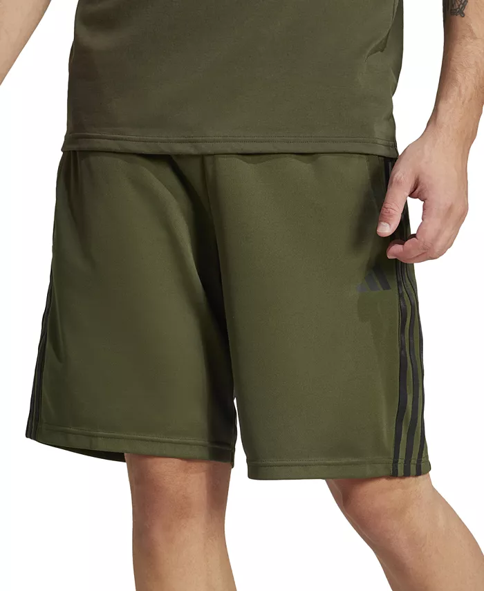 

Мужские тренировочные шорты Pique с логотипом 3-Stripes Adidas, зеленый