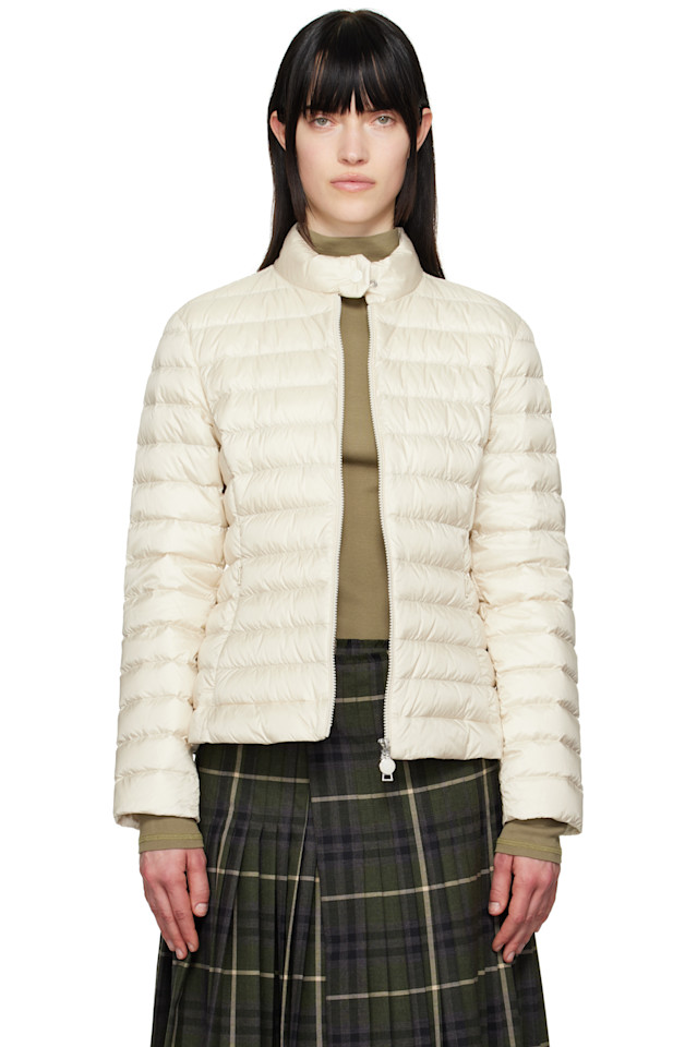 

Короткая пуховая куртка Igelle Moncler, белый