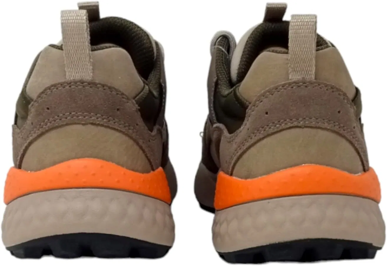 Мужские кроссовки Skechers Bendino Gaube, Dark Taupe Leather Mesh — фото 4
