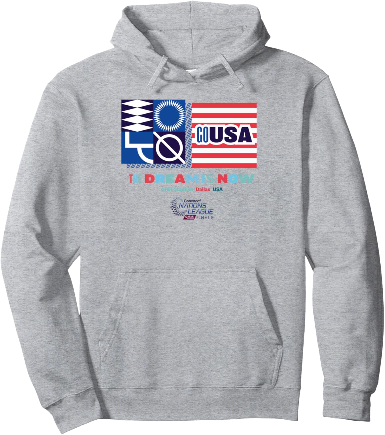 

Финал Лиги наций КОНКАКАФ. Чемпионы США. Толстовка, серая, размер S Nation League Champions 2024, Серый, Финал Лиги наций КОНКАКАФ. Чемпионы США. Толстовка, серая, размер S Nation League Champions 2024