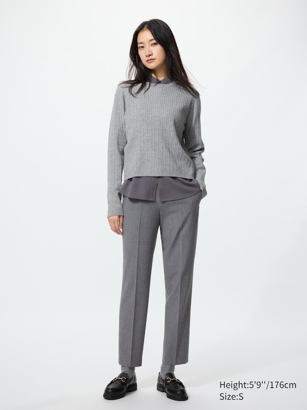 

Классические брюки до щиколотки (удлиненные) Uniqlo, 05 grey