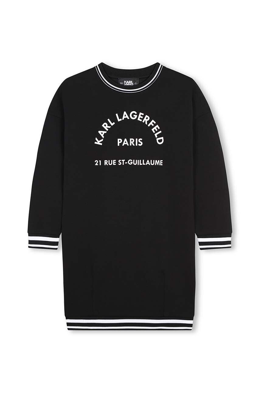 

Платье для маленькой девочки Карла Лагерфельда Karl Lagerfeld, черный