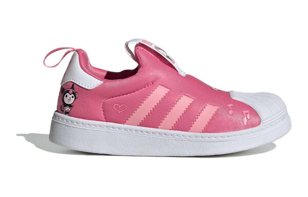 Кроссовки оригинал x hello kitty и друзья суперзвезда 360 Adidas, розовый — фото 3